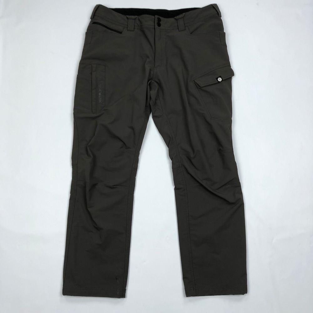 Truewerk T2 Werkpant Mens 36x30 Brown Technical Work Pants Cargo Tactical Pants